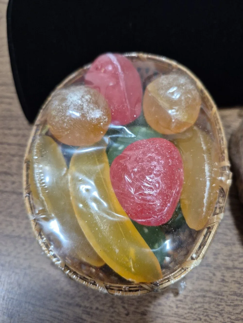 Vintage Fruit Shaped Glycerin Soaps In Baskets